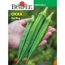 Okra Go Big seed packet Ht9