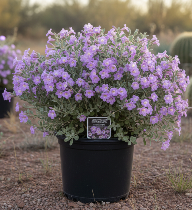 Leucophyllum Fruit Compacta Plant Texas Ranger Lavender Live Plant  NNplant