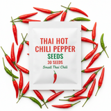 Hot Pepper Small Thai Chili Thai Hot Pepper seed packet 30 sees white pepper