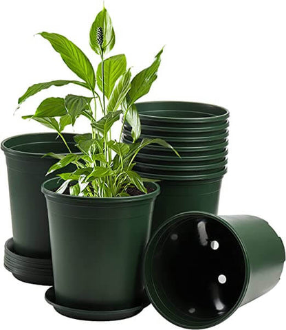 10  Durable Nursery Pot Garden Flower Pots Nursery 1 Gallon